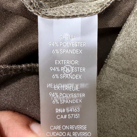 Calvin Klein faux suede sleeveless sheath dress Elegant size 8 - Picture 8 of 10